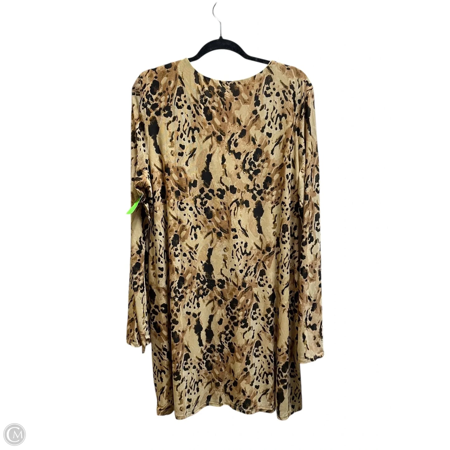 Dress Casual Midi By Bar Iii In Animal Print, Size: 3x