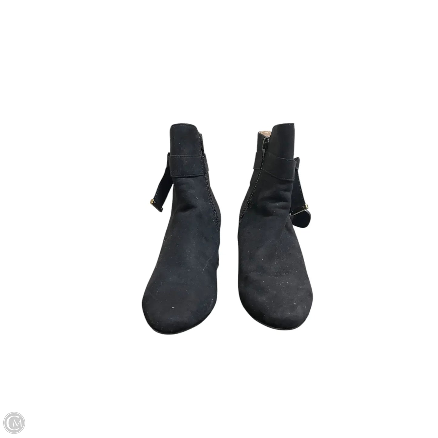 Boots Ankle Heels By Avon In Black, Size: 7