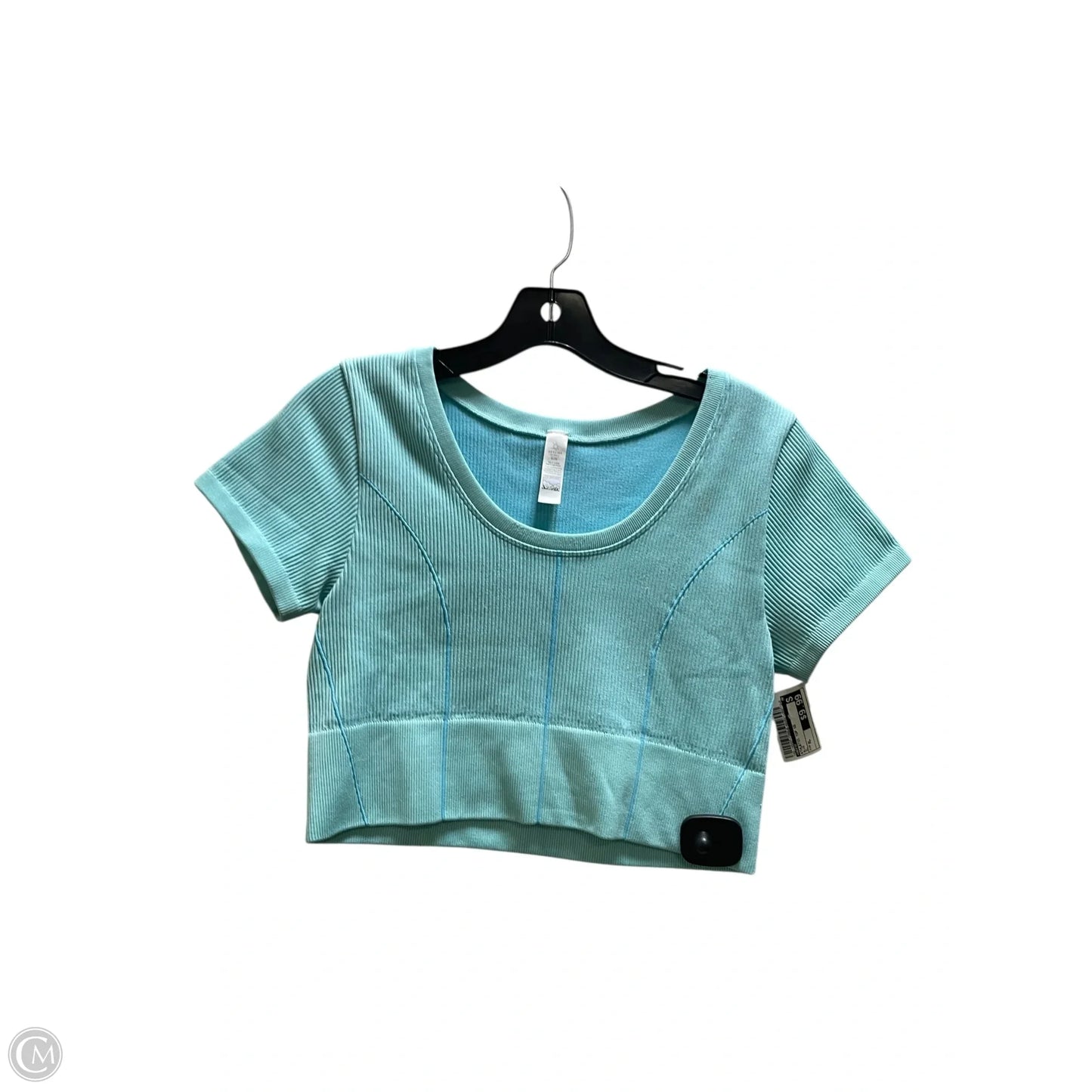 Athletic Top Short Sleeve By Aerie In Blue, Size: Xl