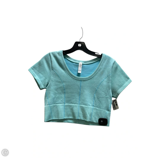 Athletic Top Short Sleeve By Aerie In Blue, Size: Xl