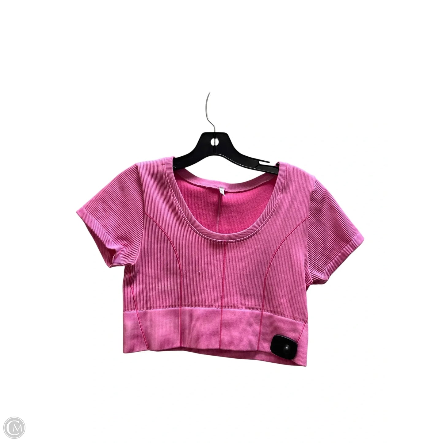 Athletic Top Short Sleeve By Aerie In Pink, Size: Xl