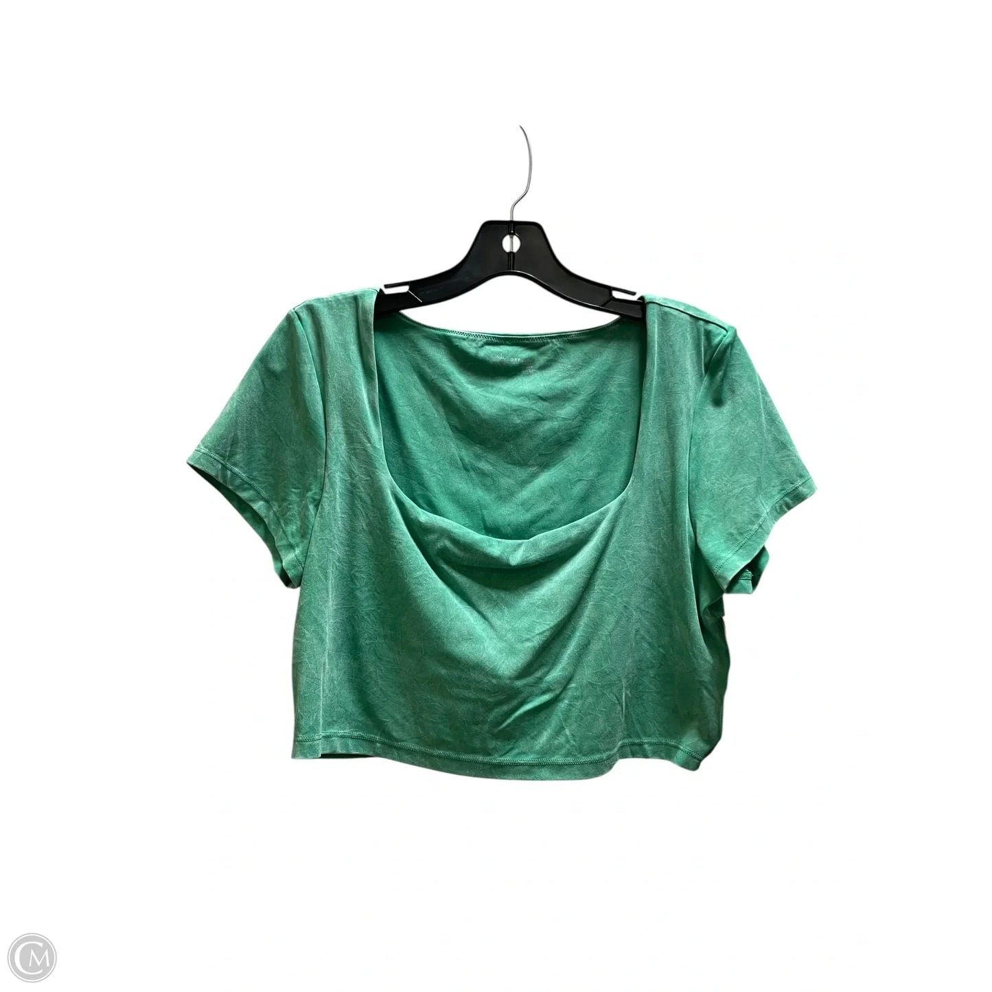 Athletic Top Short Sleeve By Aerie In Green, Size: Xl