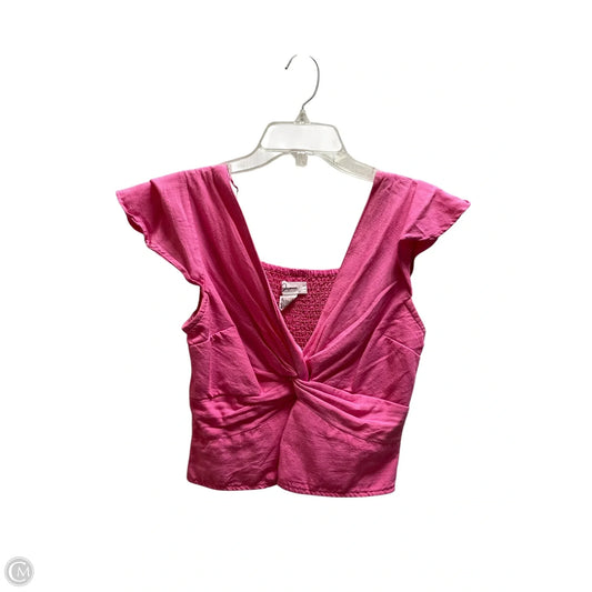 Top Sleeveless By Japna In Pink, Size: M