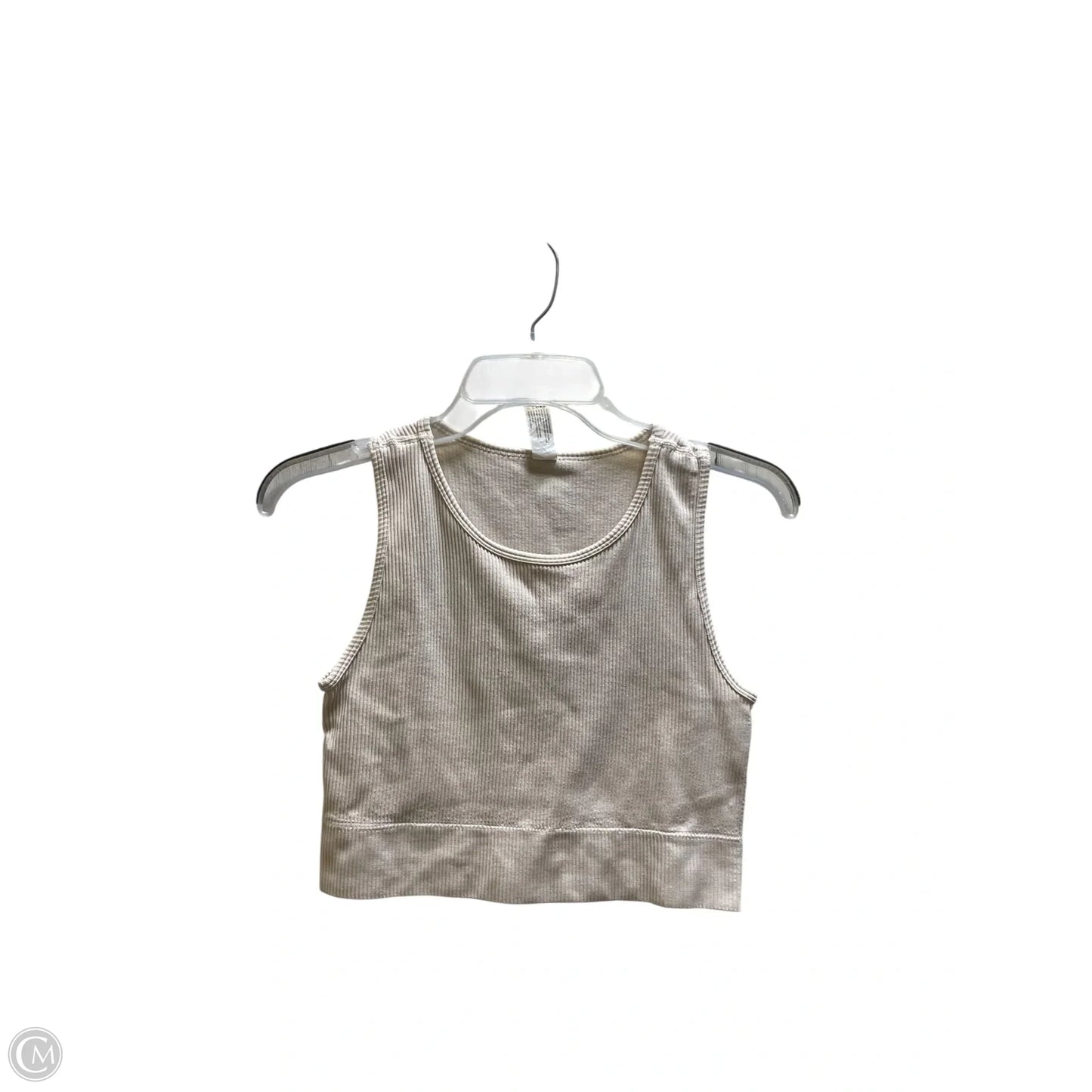 Athletic Tank Top By Yogalicious In Tan, Size: L