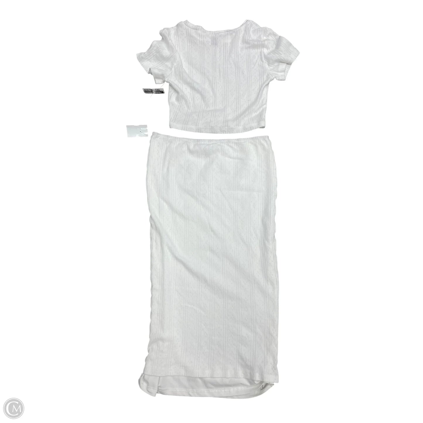 Skirt Set 2pc By Clothes Mentor In White, Size: S