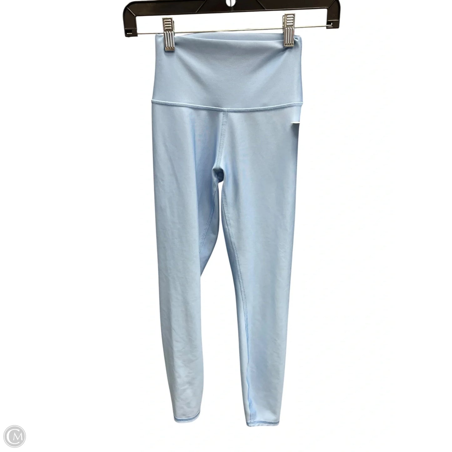 Athletic Leggings By Alo In Blue, Size: Xxs