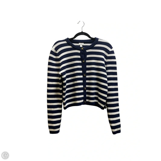 Sweater Cardigan By J. Crew In Blue, Size: S