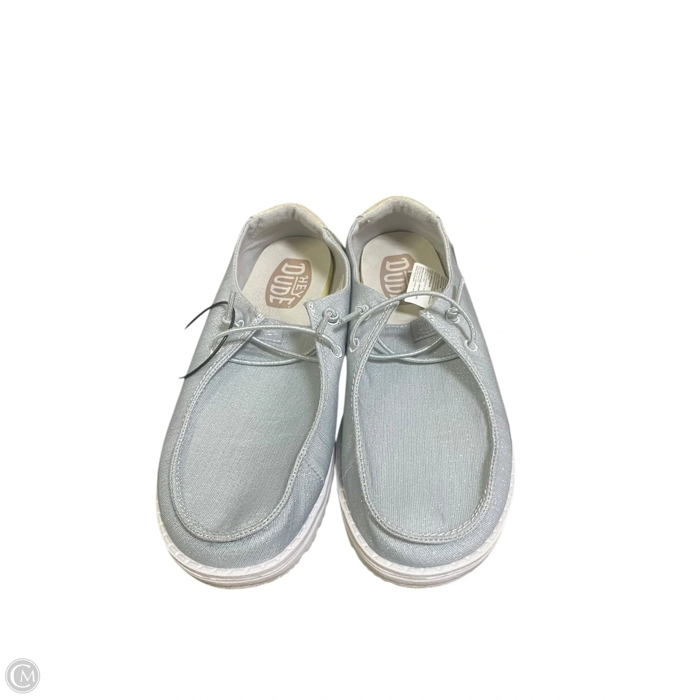 Shoes Sneakers By Hey Dude In Blue, Size: 7