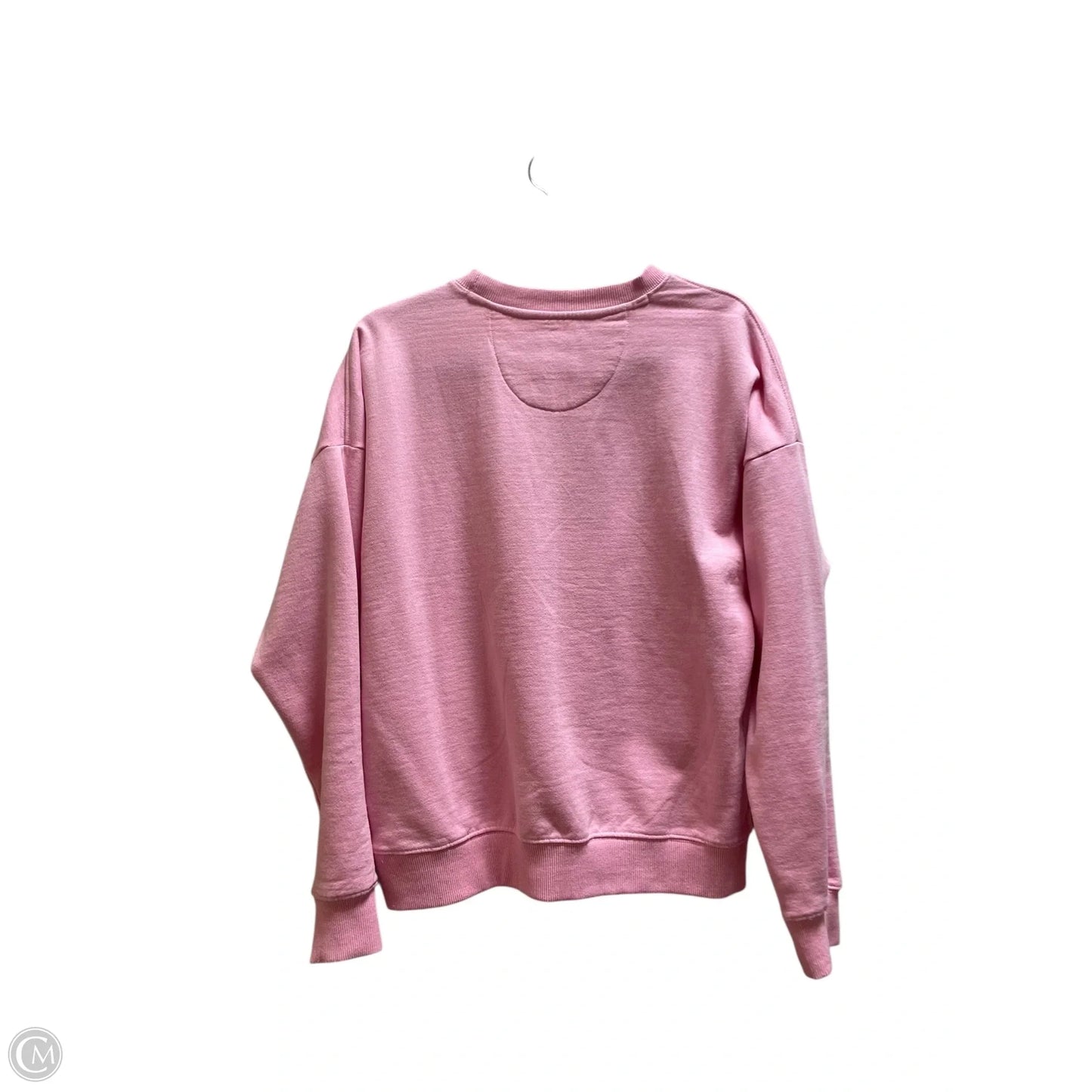Sweatshirt Crewneck By Clothes Mentor In Pink, Size: M