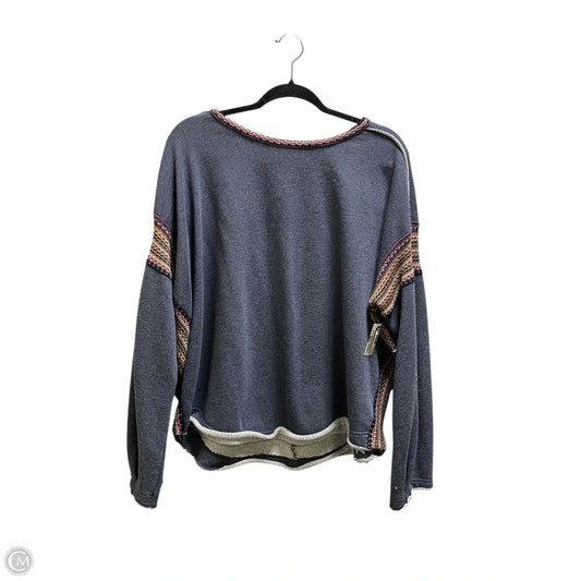 Sweater By Natural Life In Blue, Size: L