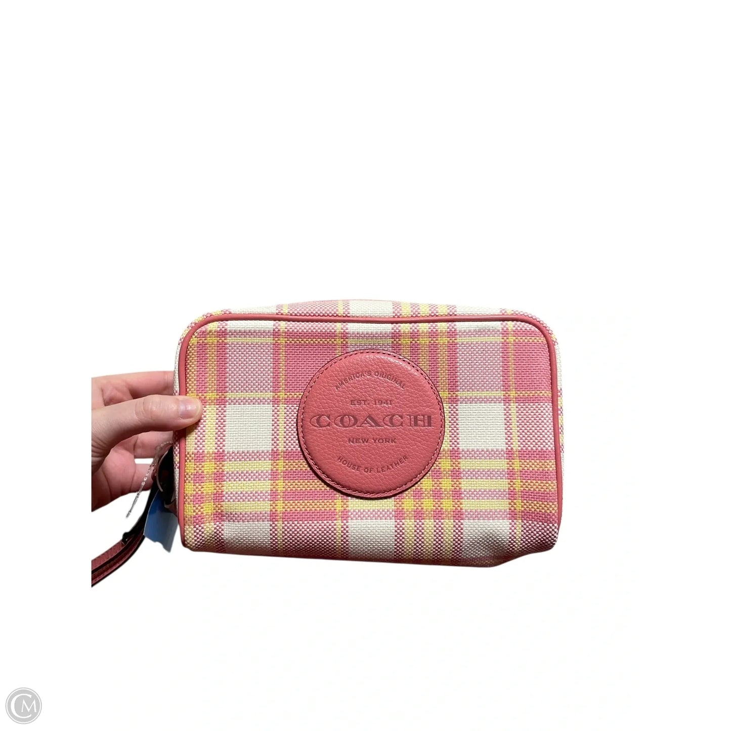 Makeup Bag Designer By Coach, Size: Medium