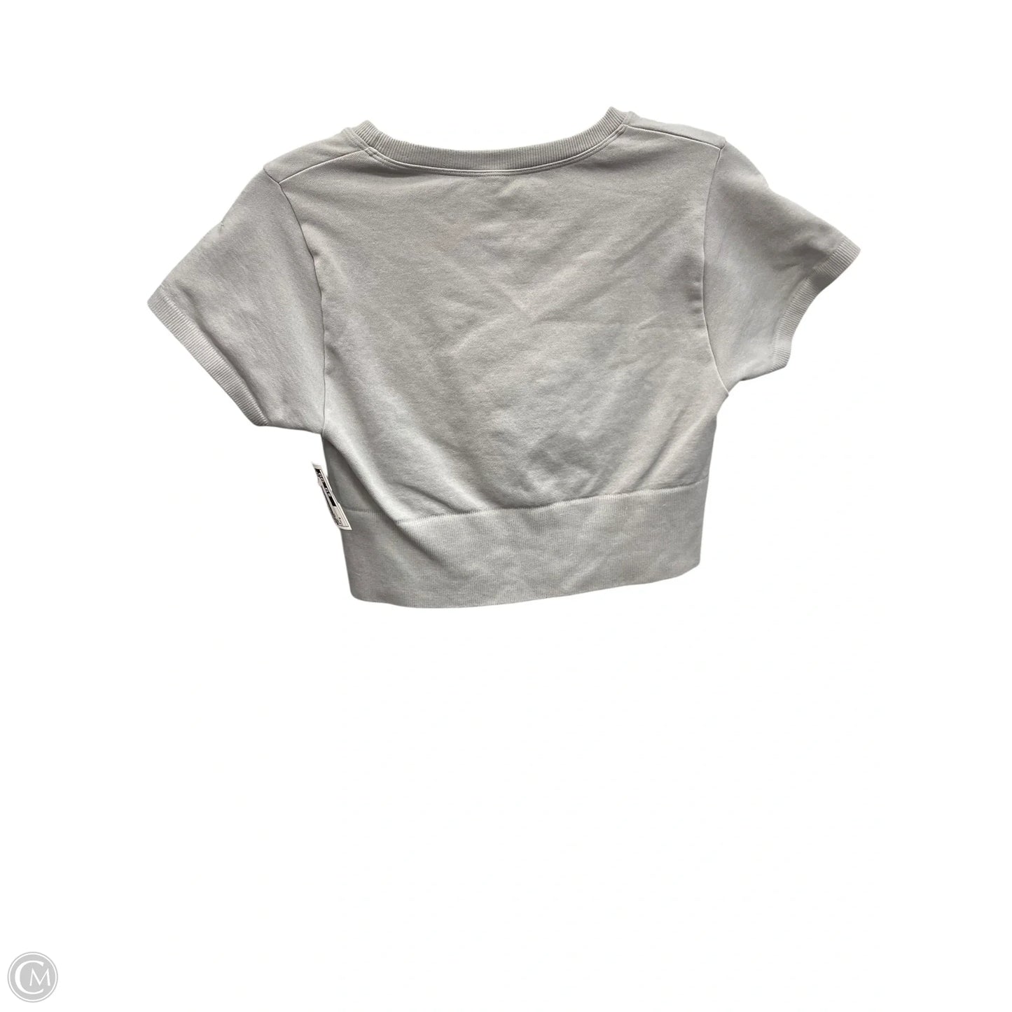 Top Short Sleeve By Aerie In Grey, Size: S