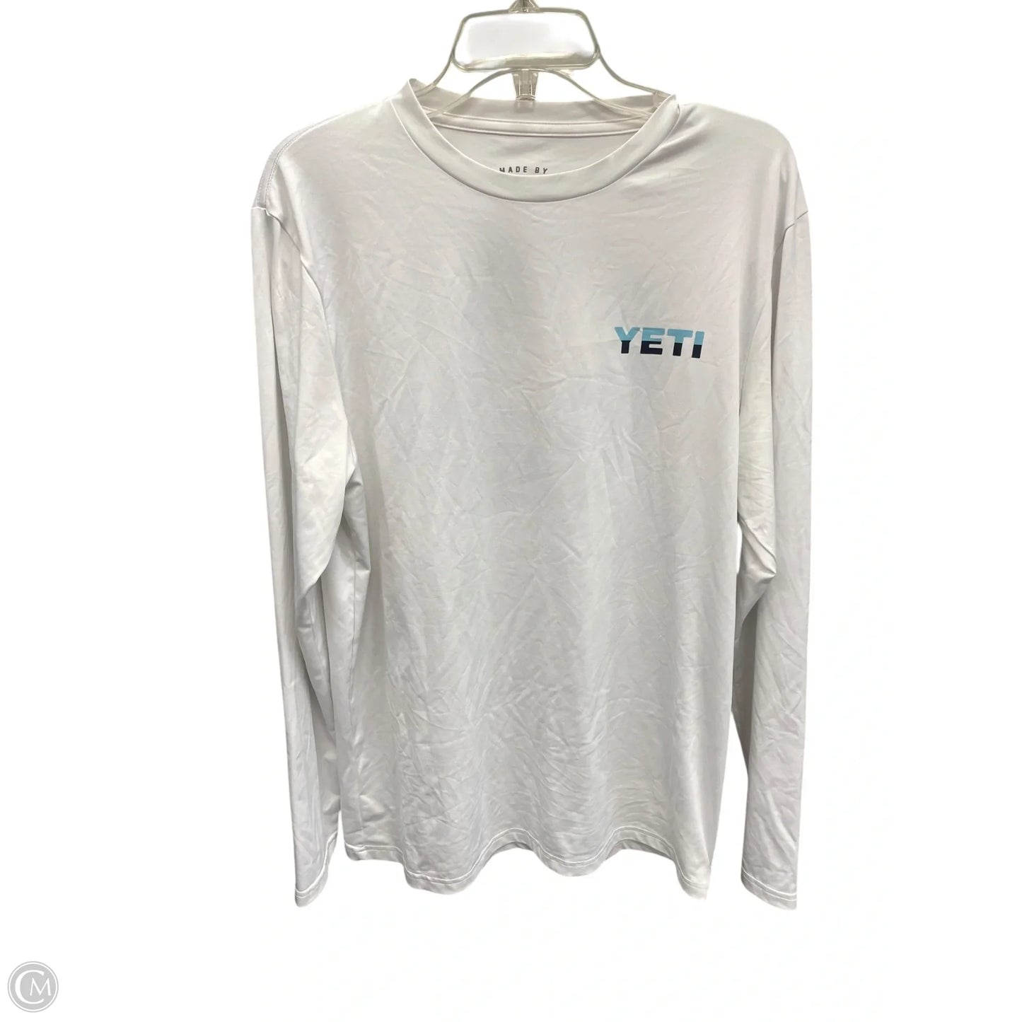 Top Long Sleeve By Clothes Mentor In White, Size: M
