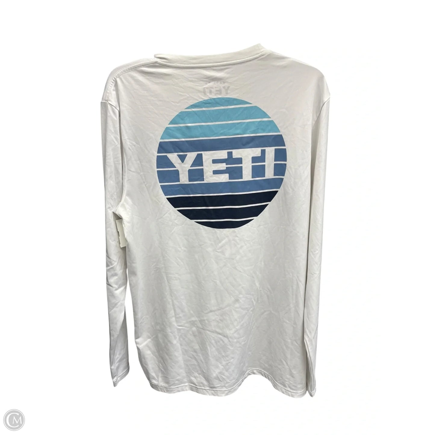 Top Long Sleeve By Clothes Mentor In White, Size: M