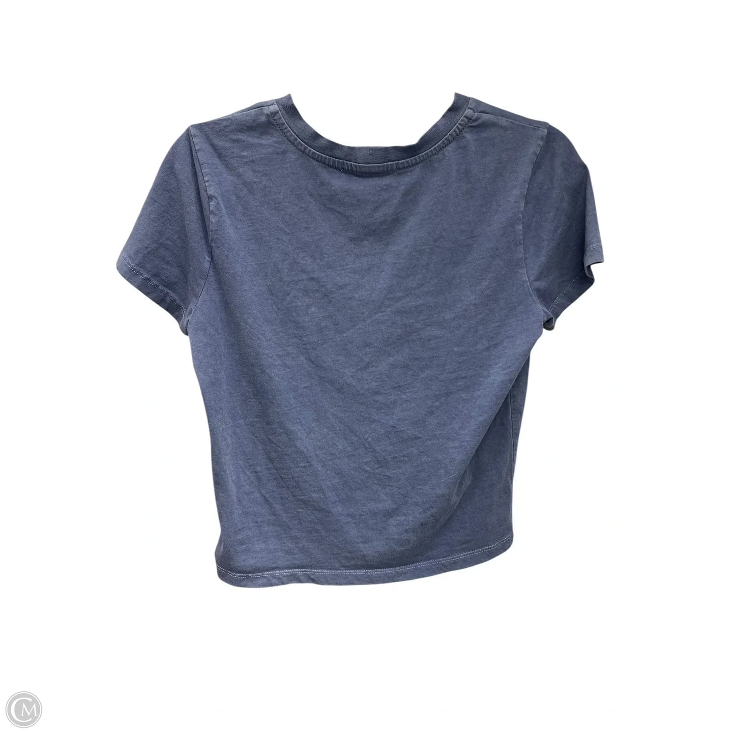 Top Short Sleeve By Forever 21 In Navy, Size: M