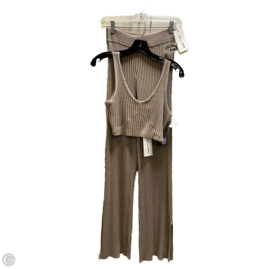 Pants Set 2pc By Clothes Mentor In Brown, Size: M