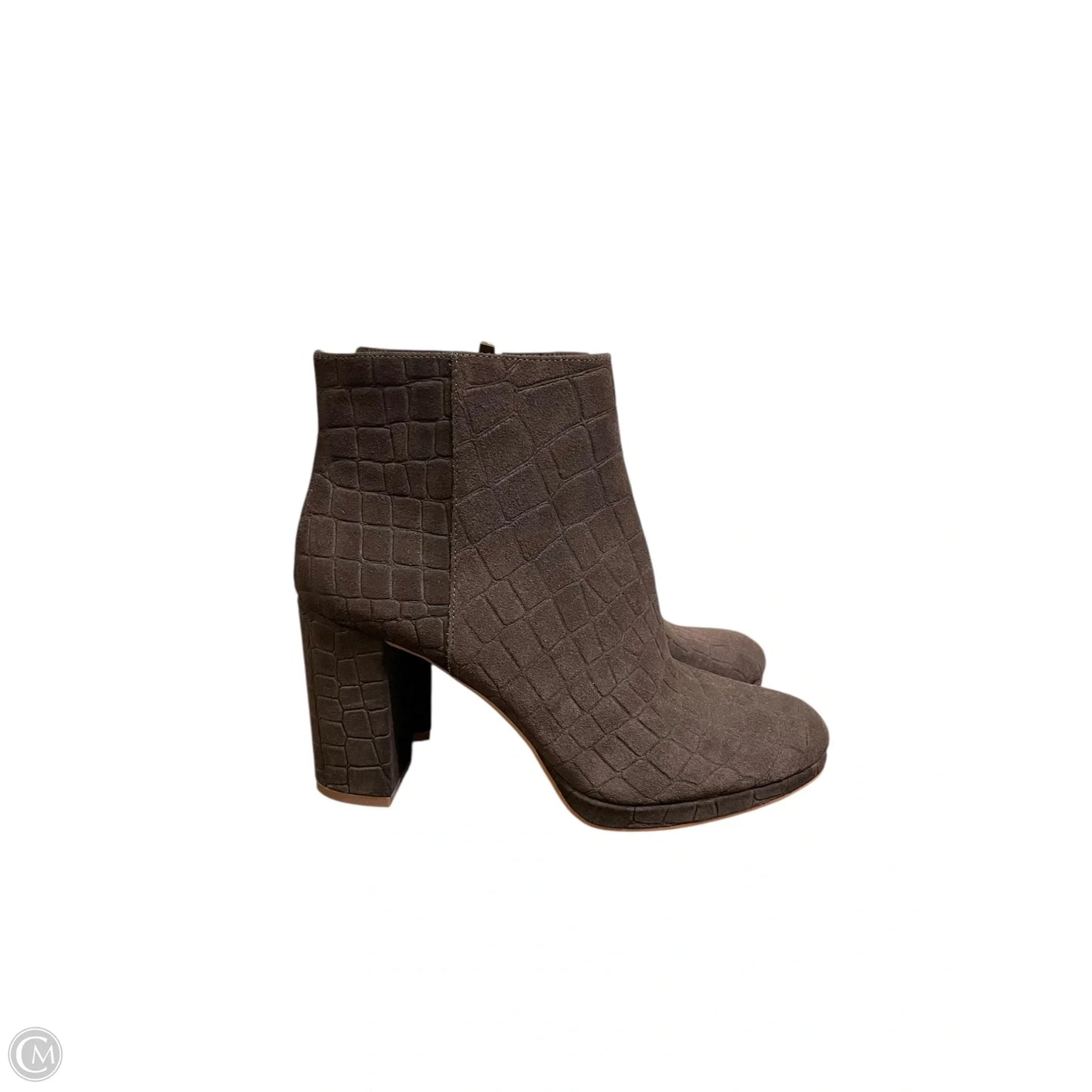 Boots Ankle Heels By Vince Camuto In Brown, Size: 9