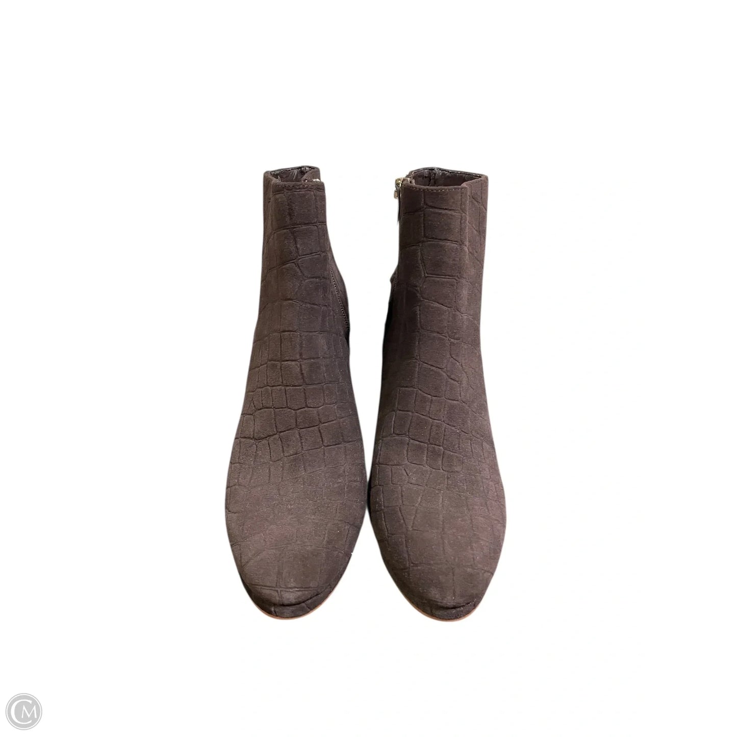 Boots Ankle Heels By Vince Camuto In Brown, Size: 9