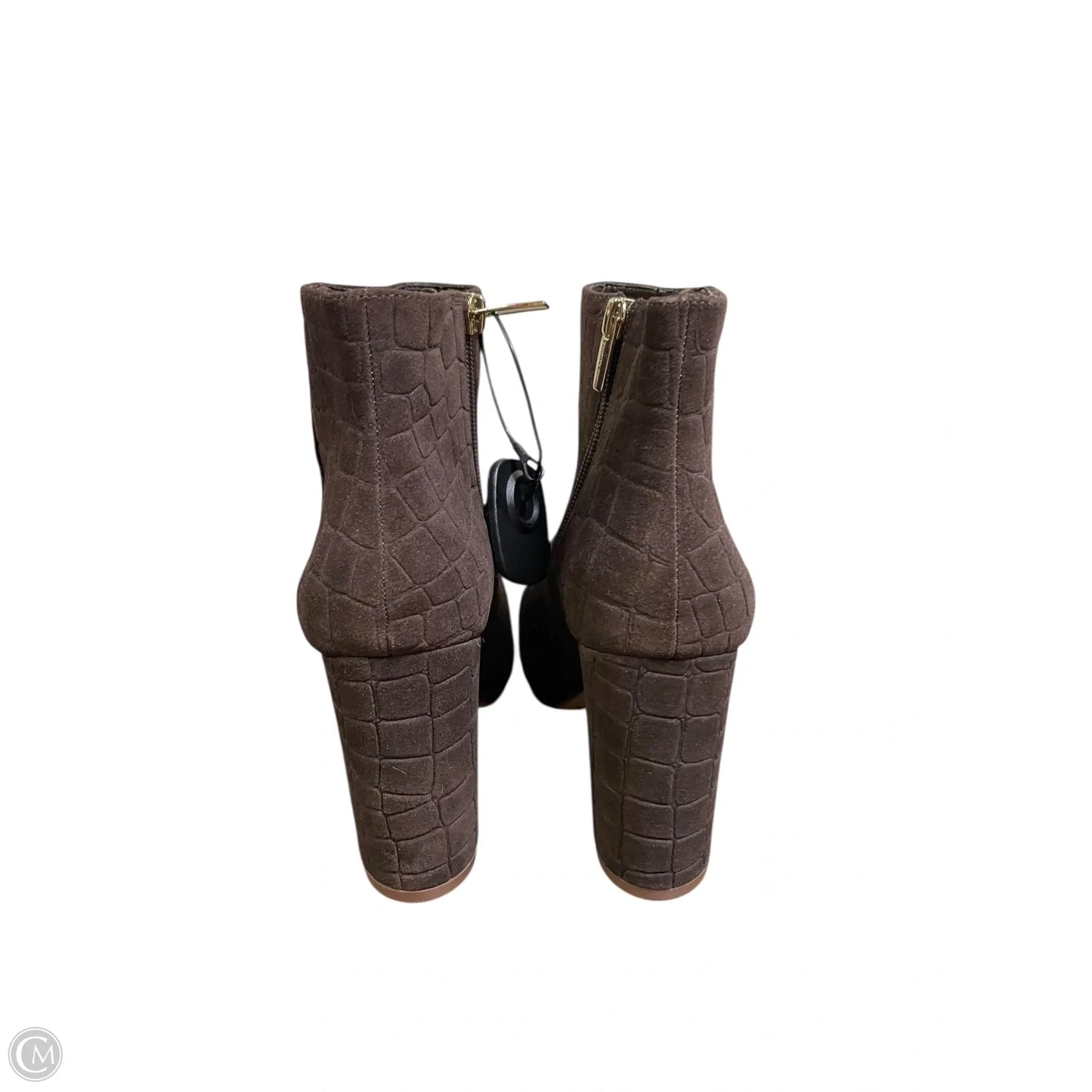 Boots Ankle Heels By Vince Camuto In Brown, Size: 9