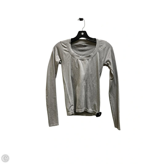 Top Long Sleeve By Free People In Grey, Size: M