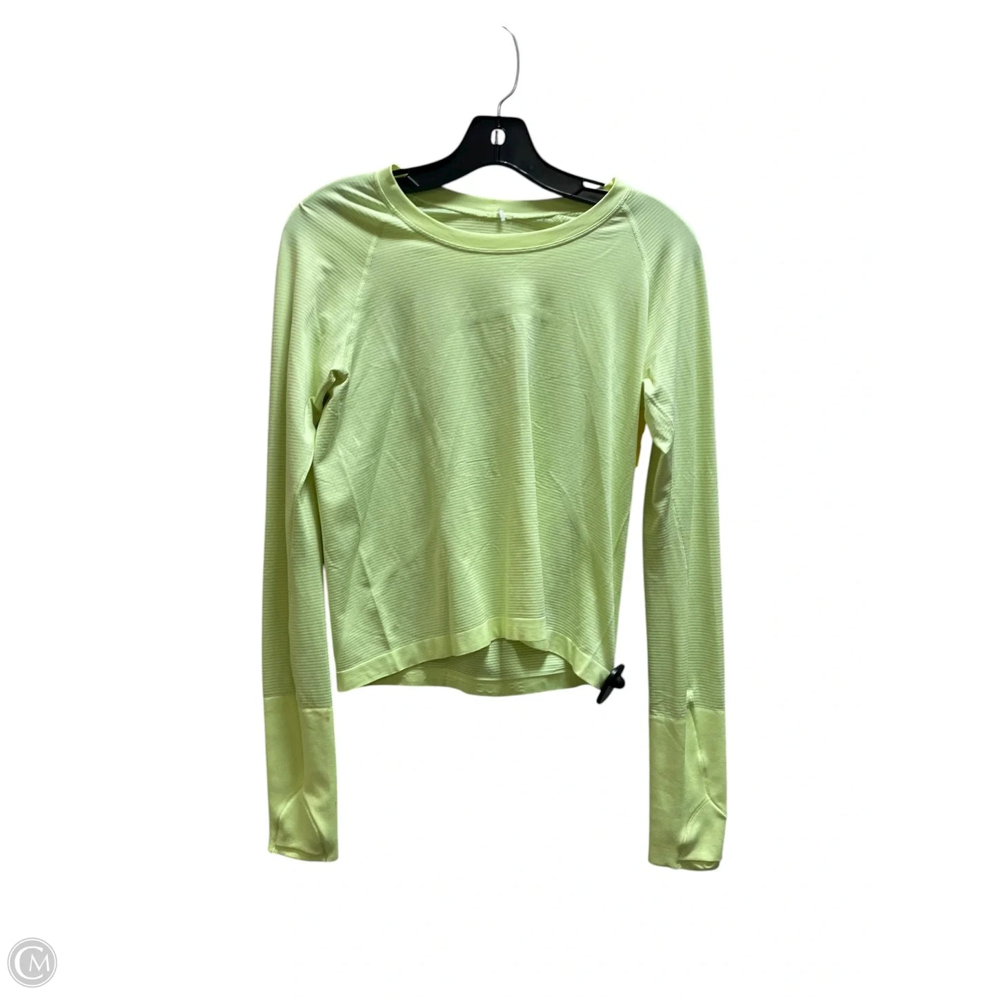 Top Long Sleeve By Lululemon In Green, Size: 8