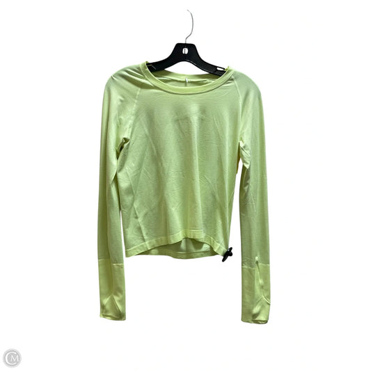 Top Long Sleeve By Lululemon In Green, Size: 8