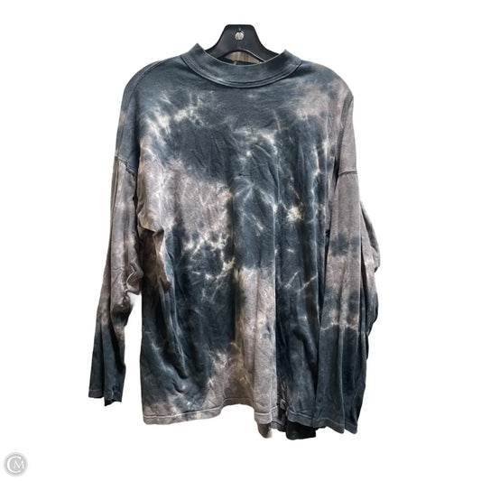 Top Long Sleeve By We The Free In Tie Dye Print, Size: M