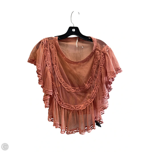 Top Sleeveless By Free People In Orange, Size: M