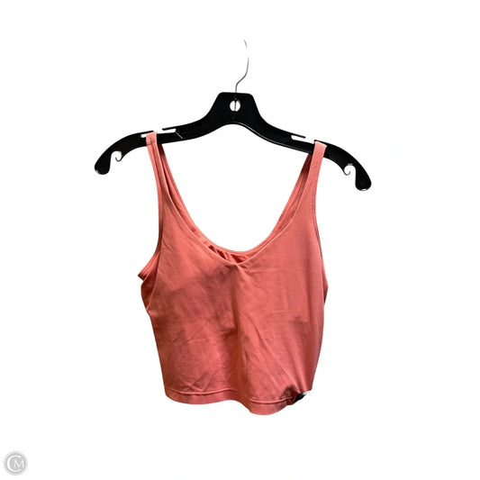 Athletic Tank Top By Lululemon In Pink, Size: 6