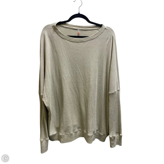 Top Long Sleeve By Mono B In Green, Size: S