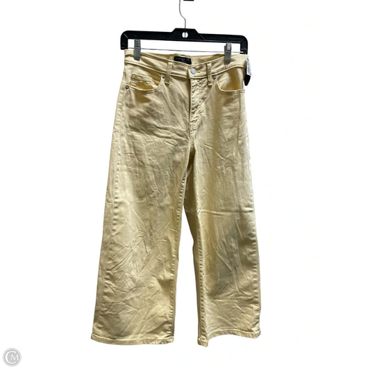 Pants Wide Leg By Banana Republic In Yellow, Size: 2