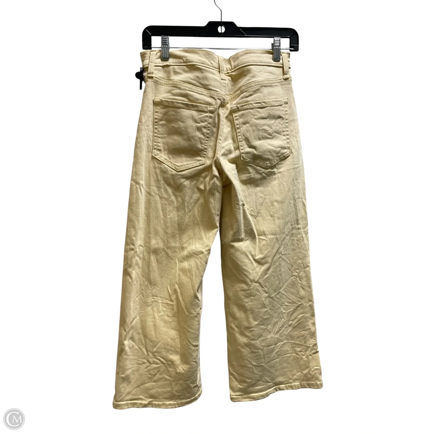 Pants Wide Leg By Banana Republic In Yellow, Size: 2