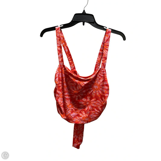 Top Short Sleeve By Free People In Floral Print, Size: S