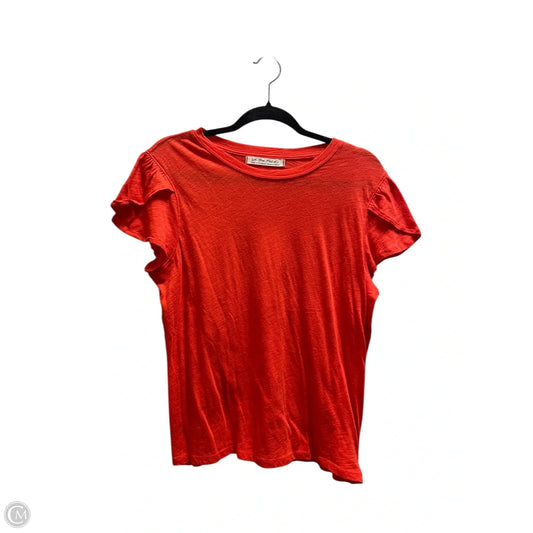 Top Short Sleeve By We The Free In Red, Size: L