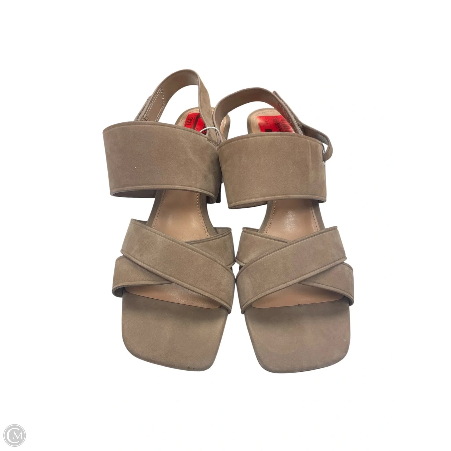 Shoes Heels Block By Vince Camuto In Tan, Size: 9.5