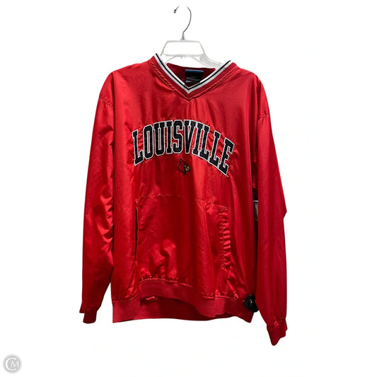 Sweatshirt Crewneck By Clothes Mentor In Red, Size: M