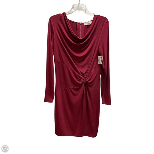 Dress Casual Midi By Michael By Michael Kors In Red, Size: S