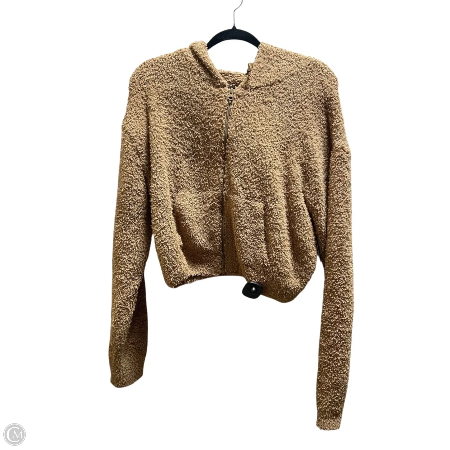 Jacket Faux Fur & Sherpa By Skims In Brown, Size: L