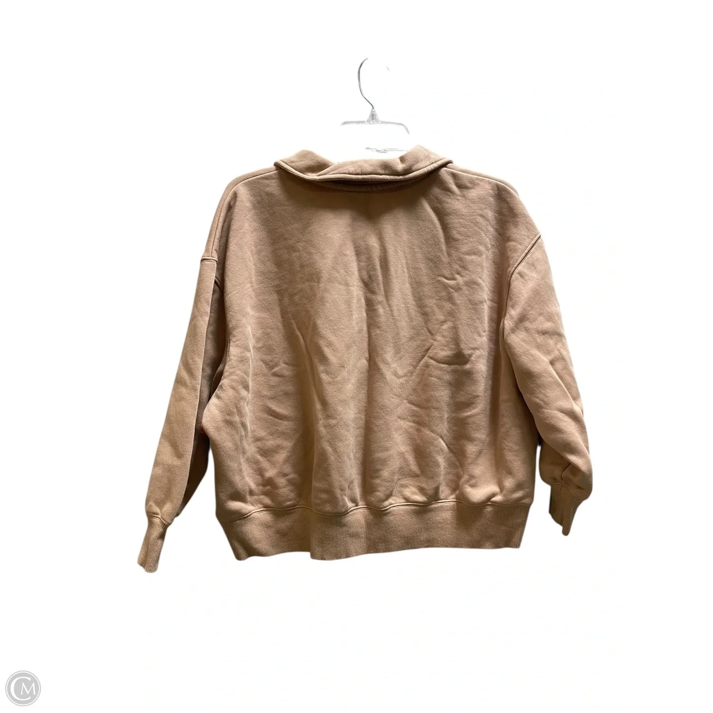 Sweatshirt Collar By Nike In Brown, Size: 1x