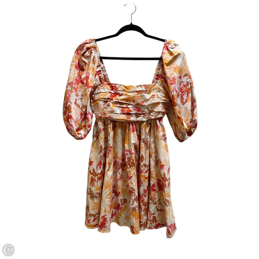 Dress Casual Short By Abercrombie And Fitch In Orange, Size: Xs