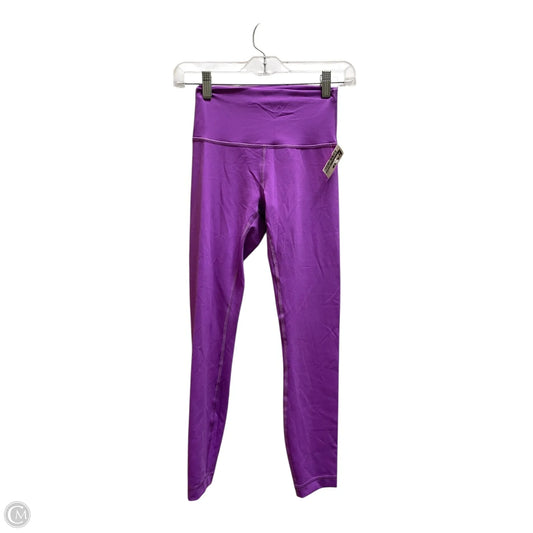 Athletic Leggings By Lululemon In Purple, Size: 4