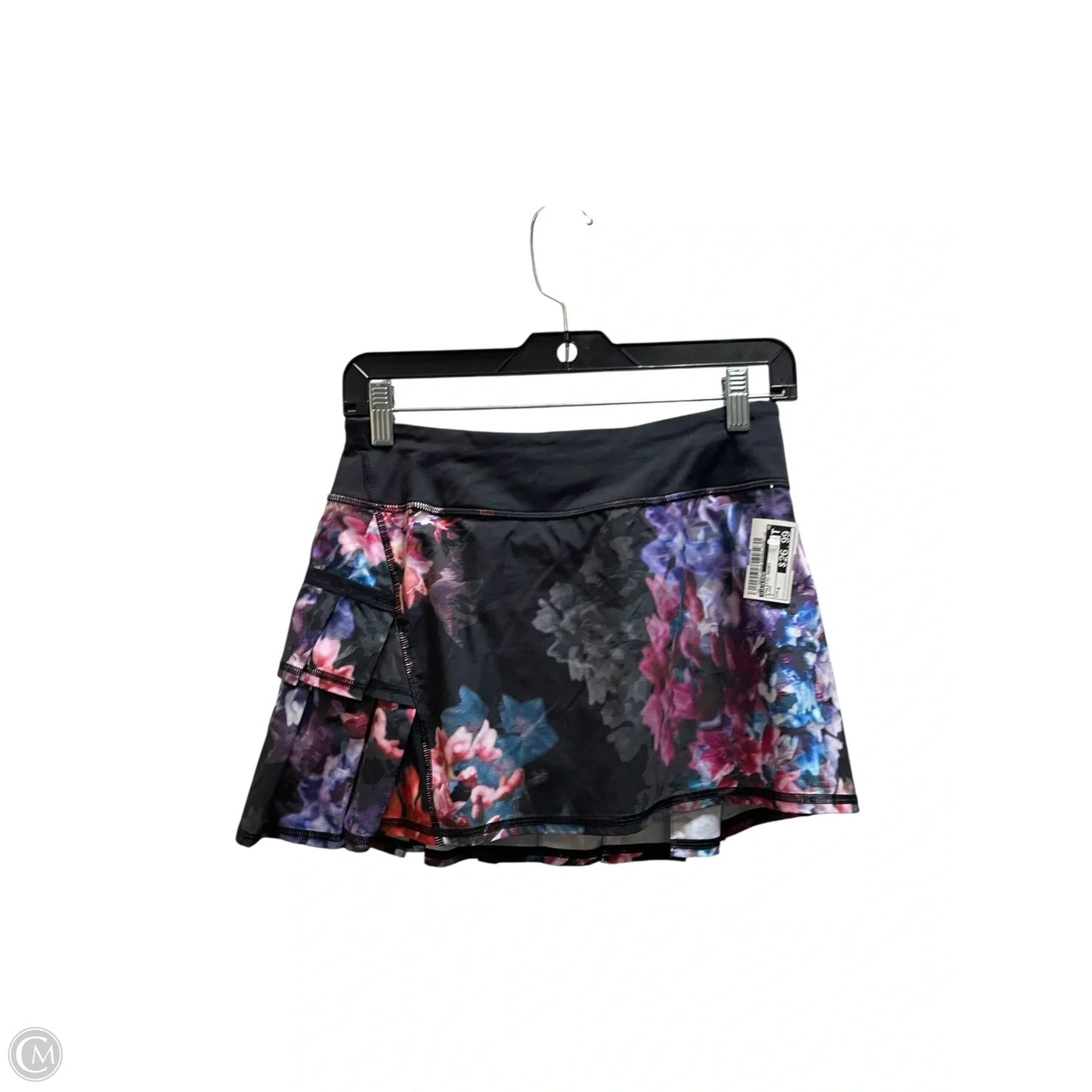 Athletic Skort By Lululemon In Black, Size: 4