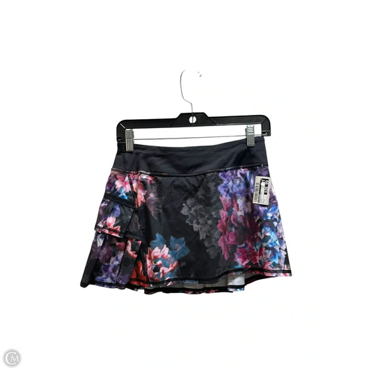 Athletic Skort By Lululemon In Black, Size: 4