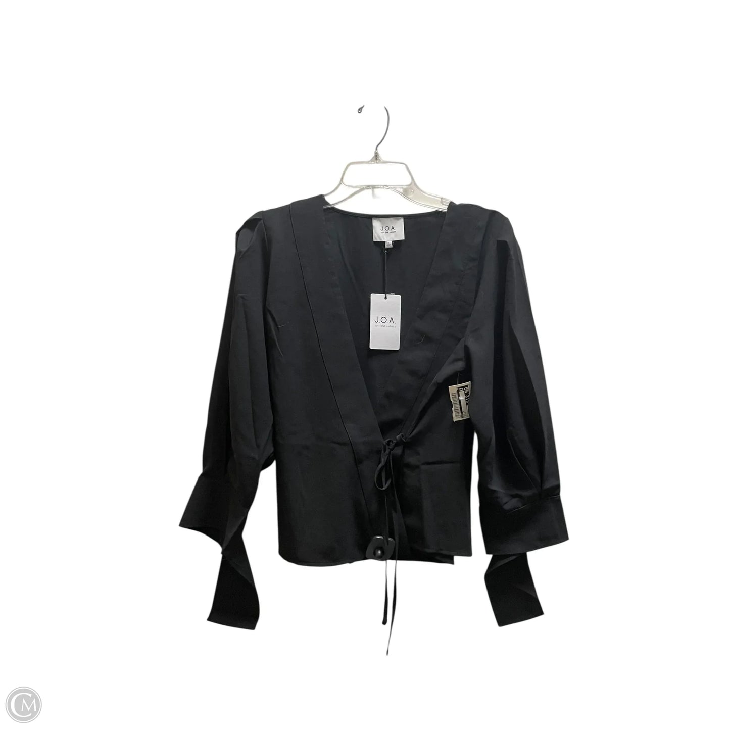 Top Long Sleeve By Joa In Black, Size: L