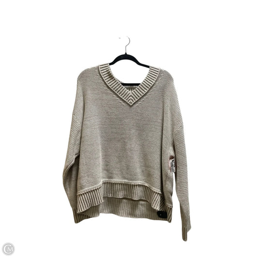 Sweater By American Eagle In Beige, Size: L