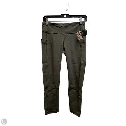 Athletic Leggings Capris By Lululemon In Green, Size: 6
