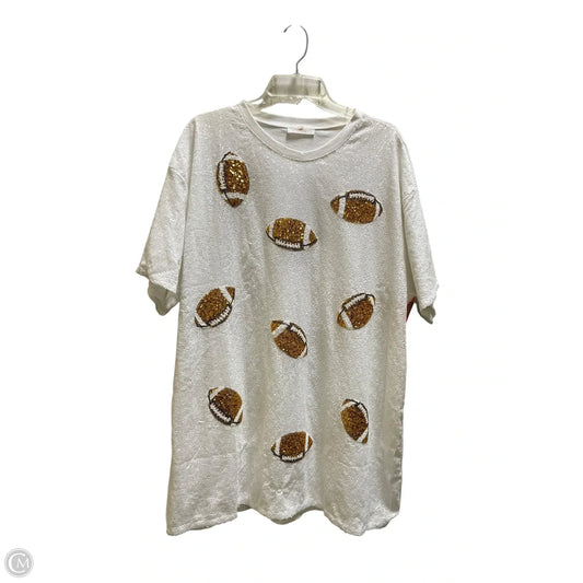 Dress Casual Short By Clothes Mentor In White, Size: M