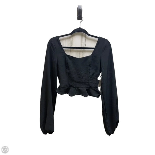 Top Long Sleeve By Altard State In Black, Size: S