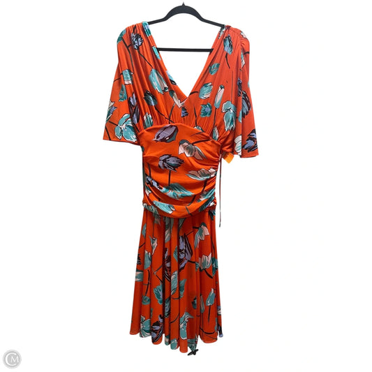 Dress Designer By Diane Von Furstenberg In Red, Size: M