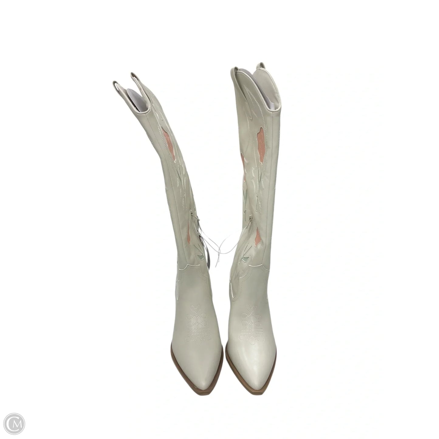 Boots Western By Universal Thread In White, Size: 10